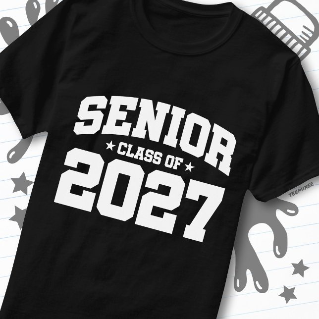 Graduation Year School Pride Senior Class of 2027 T-Shirt (Creator Uploaded)