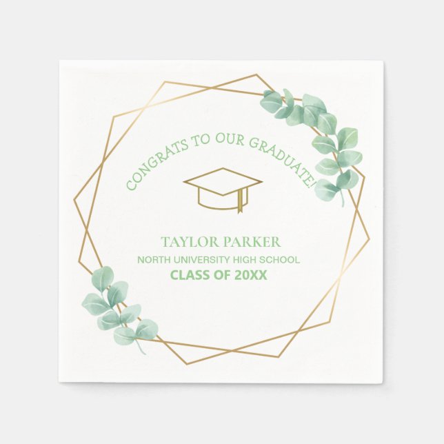 Graduations Class of 2025 Napkin (Front)