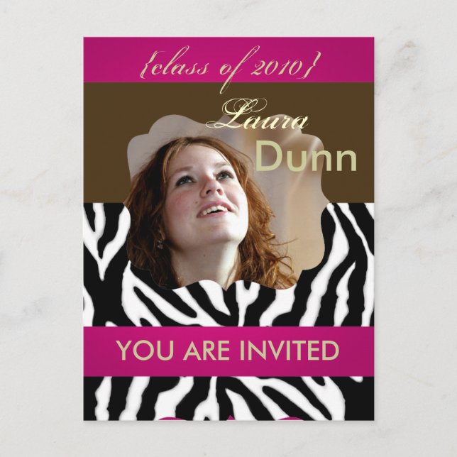 Graduations Party Invitations, photos postcards (Front)