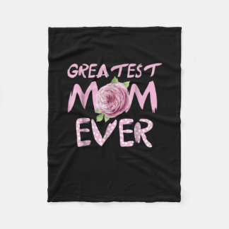 Graetest Mum Ever Fleece Blanket