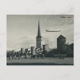 Graf Zeppelin in Tallinn Postcard
