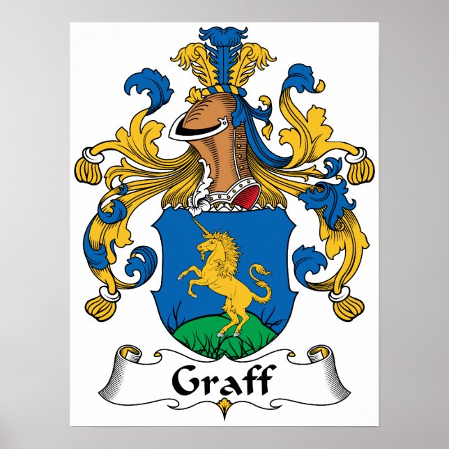 Graff Family Crest Poster (Front)