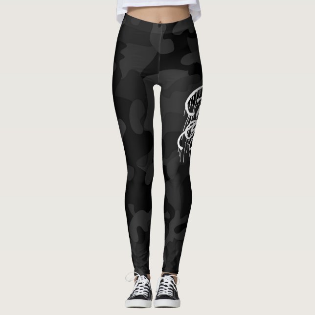 GRAFFIT DRIPPING PAINT LEGGINGS (Front)