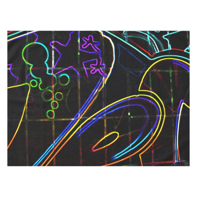 Graffiti 10 50x72 tccna tablecloth (Front (Horizontal))