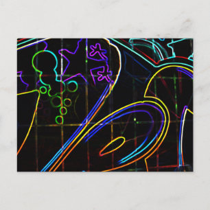 Graffiti 10 pccna postcard