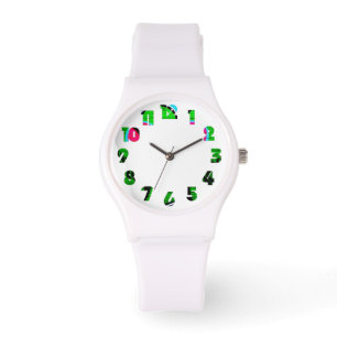 Graffiti 12 Number Overlay Womens cn Watch