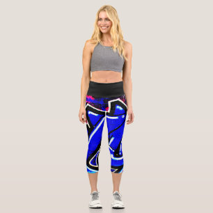 Graffiti 13 lecapcn capri leggings