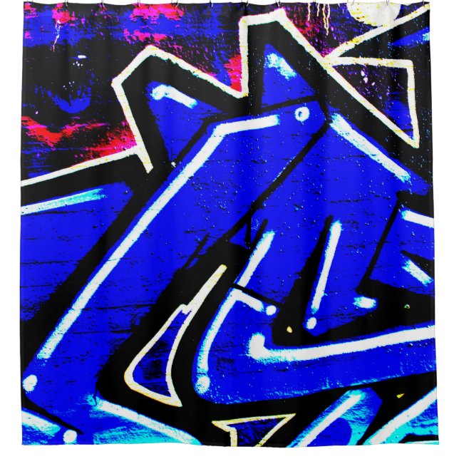 Graffiti 13 sccnm shower curtain (Front)