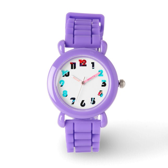 Graffiti 14 Number Overlay wacna Watch (Front)