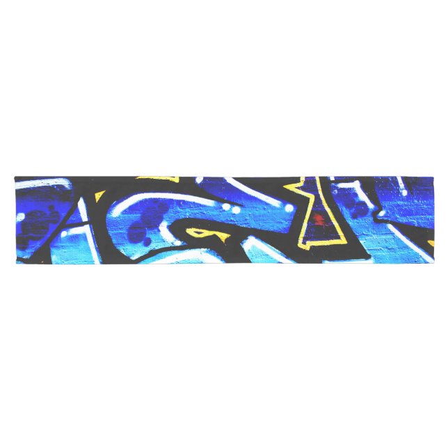 Graffiti 15 tra short table runner (Horizontal)