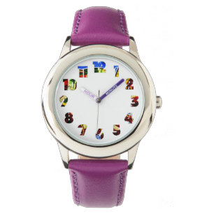 Graffiti 17 Number Overlay Kids cn Watch