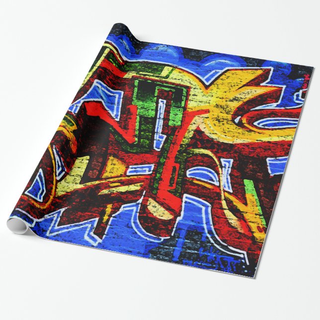 Graffiti 17 wpcna wrapping paper (Unrolled)