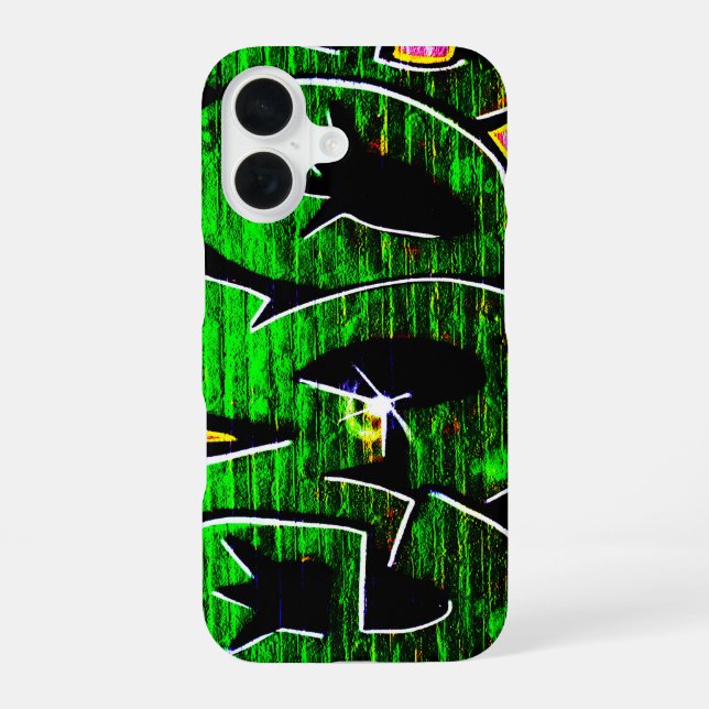 Graffiti 18 iphcna iPhone 16 case (Back)