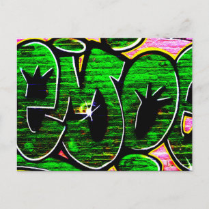 Graffiti 18 pccna postcard