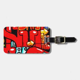 Graffiti 19 cd ltcnm luggage tag