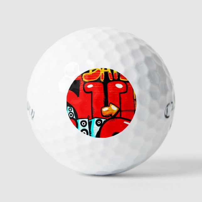 Graffiti 19 css gbcna golf balls (Front)