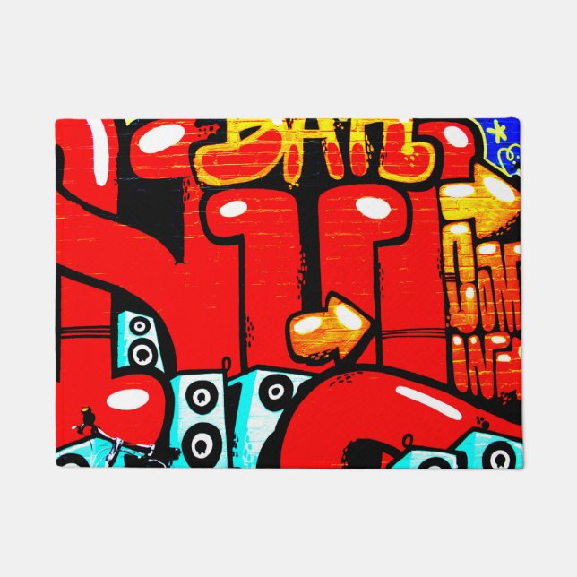 Graffiti 19 dmcnm doormat (Front)