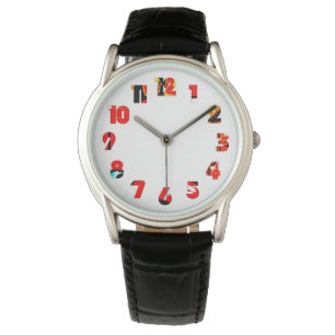 Graffiti 19 Number Overlay Mens cn Watch