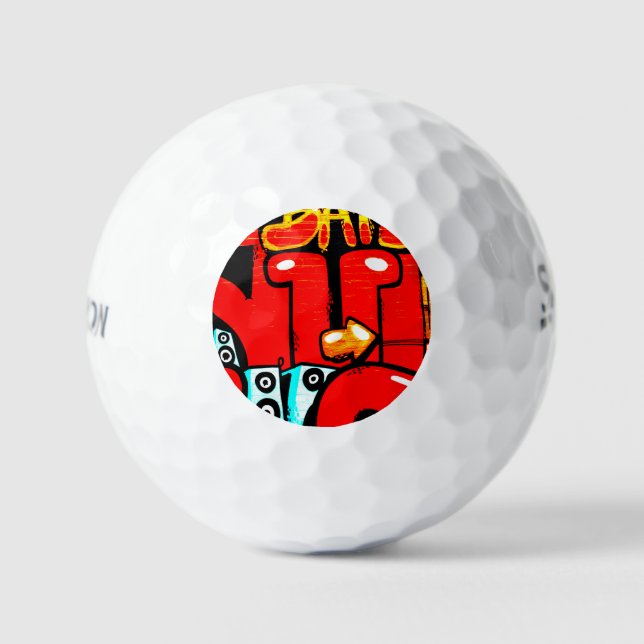 Graffiti 19 ssf gbcna golf balls (Front)