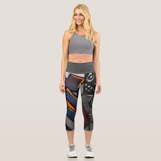 Graffiti 1 lecapa capri leggings (Front)