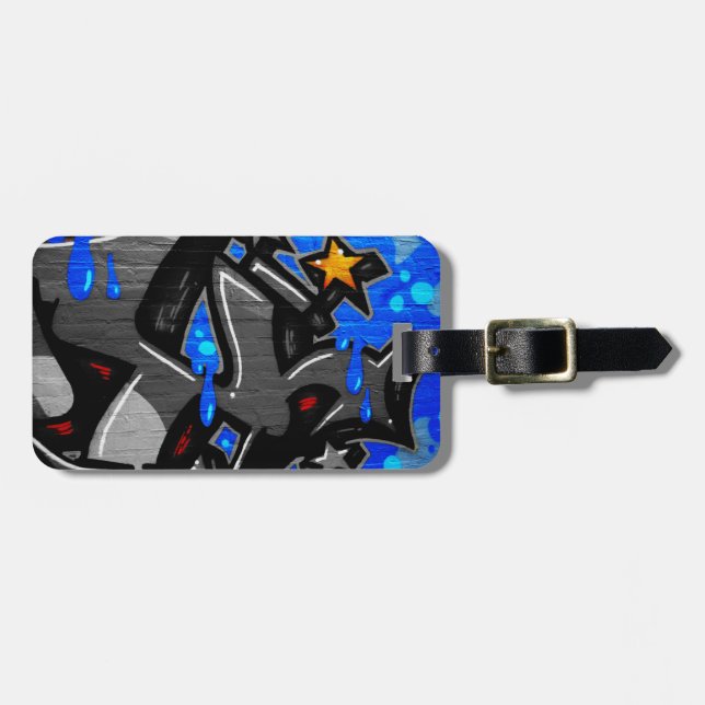 Graffiti 3 cd ltm luggage tag (Front Horizontal)