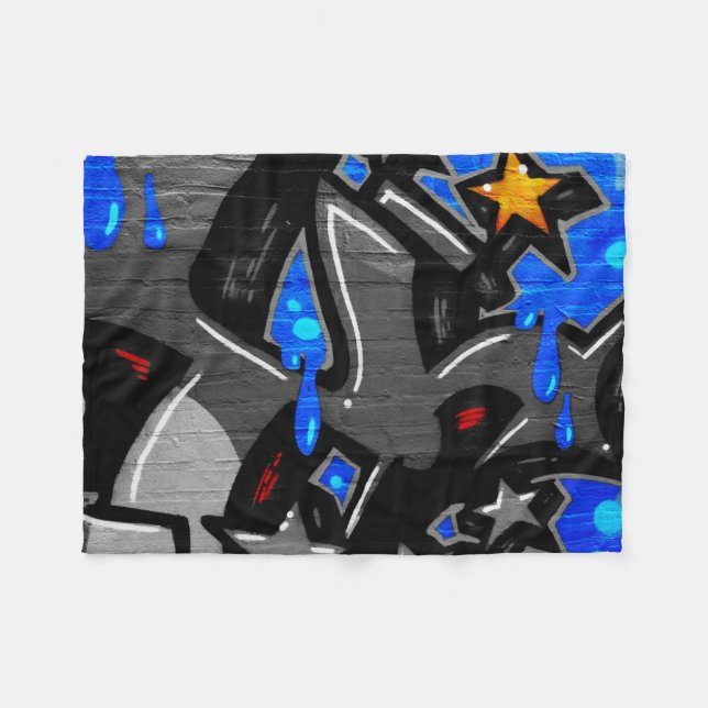 Graffiti 3 fbcna fleece blanket (Front (Horizontal))
