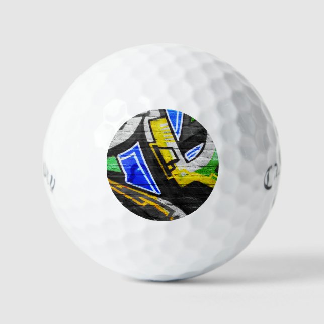 Graffiti 6 css gbcnm golf balls (Front)
