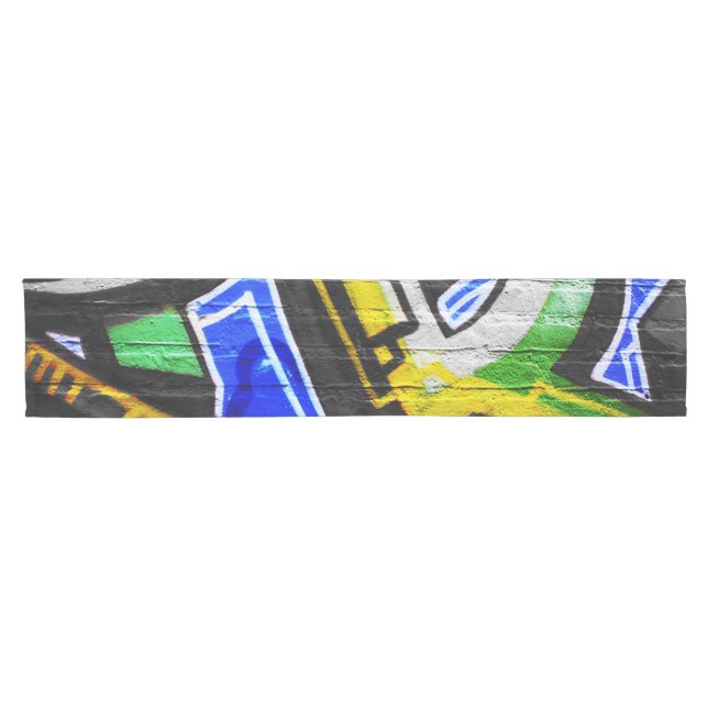 Graffiti 6 trcna short table runner (Horizontal)