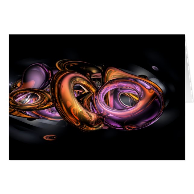 Graffiti Abstract Card (Front Horizontal)