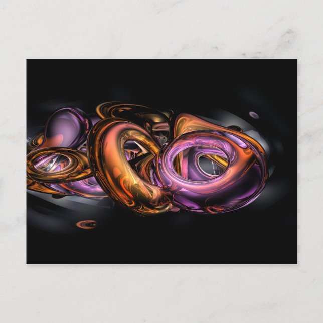 Graffiti Abstract Postcard (Front)