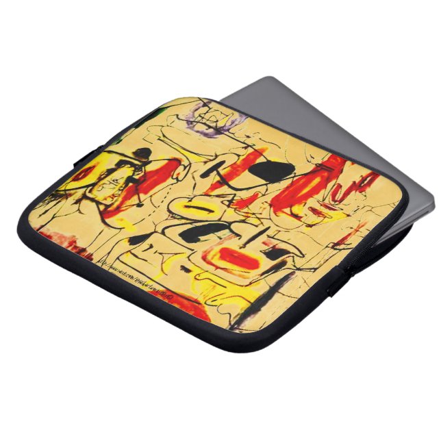 "Graffiti~Alley" Laptop Sleeve (Front Top)