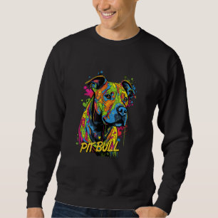 Graffiti American Pit Bull Terrier Mural Street Do Sweatshirt