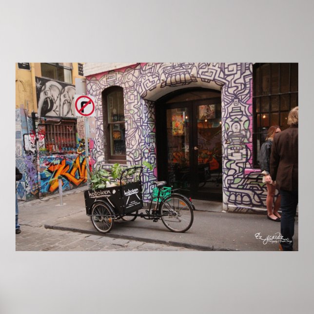 Graffiti and Bike Poster (Front)