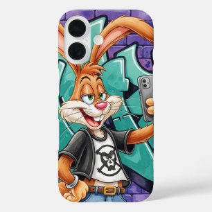Graffiti and Selfie, by Natasha Us iPhone 16 Case