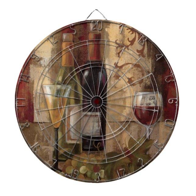Graffiti and Wine Dartboard (Front)