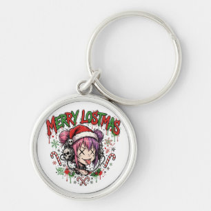 Graffiti Anime Christmas Keychain Punk Gift