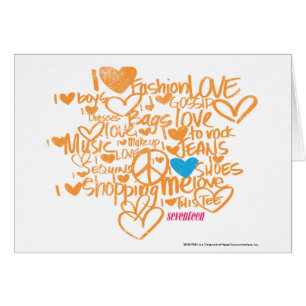 Graffiti Aqua/Orange