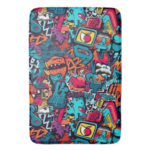 Graffiti Art Bath Mat