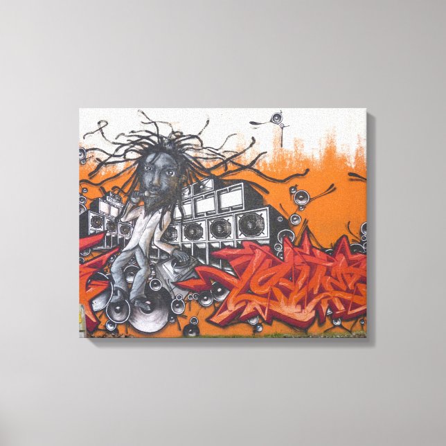 Graffiti Art Canvas Print (Front)