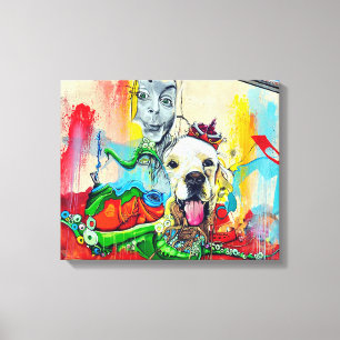 Graffiti Art Canvas Print