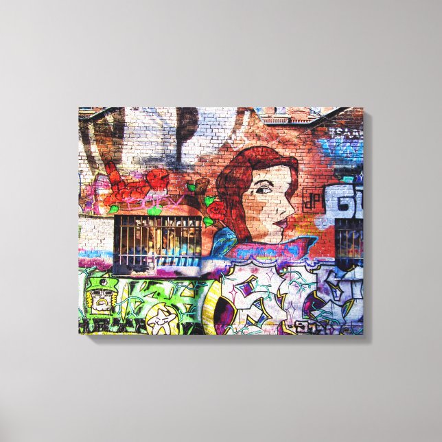 Graffiti Art Canvas Print (Front)