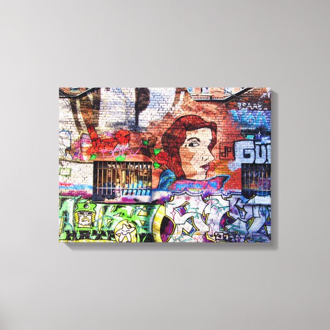 Graffiti Art Canvas Print (Front)