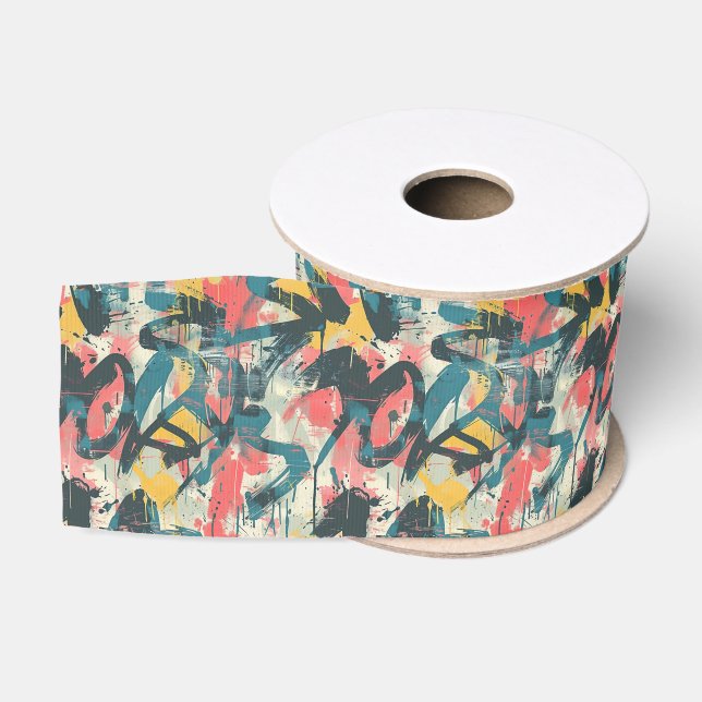 Graffiti Art Grosgrain Ribbon (Spool)
