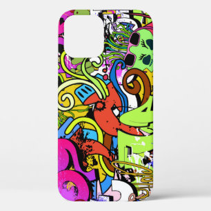 Graffiti Art: Hip-Hop Style Background iPhone 12 Case