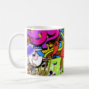Graffiti Art: Hip-Hop Style Background Coffee Mug