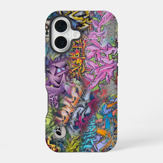 graffiti art iPhone 16 case (Back)