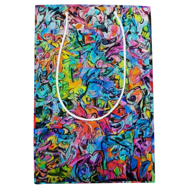 graffiti art   medium gift bag (Front)
