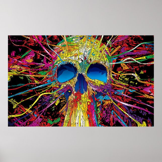 graffiti, art, psychedelic art, graphic design,  poster (Front)