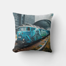 Graffiti Art Throw Pillow