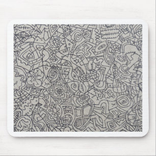 Graffiti Artwork Line Work Mouse Pad